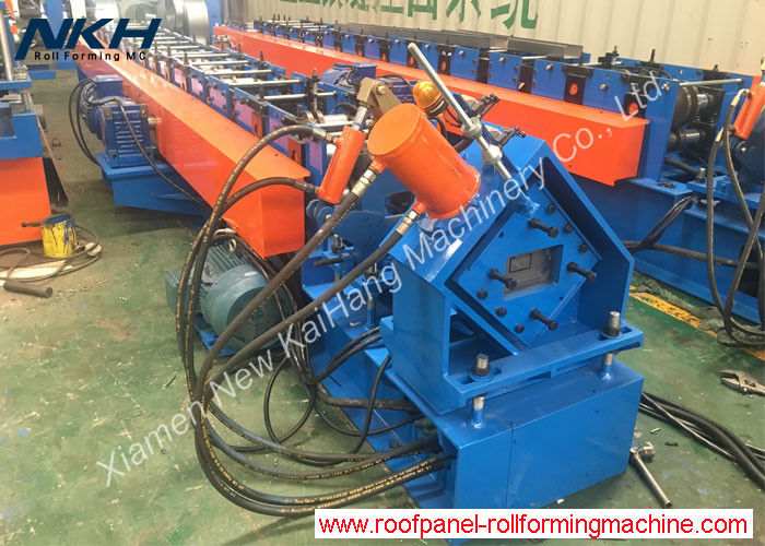 Galvanized Steel C Purlin Machine , Metal Stud And Track Roll Forming Machine