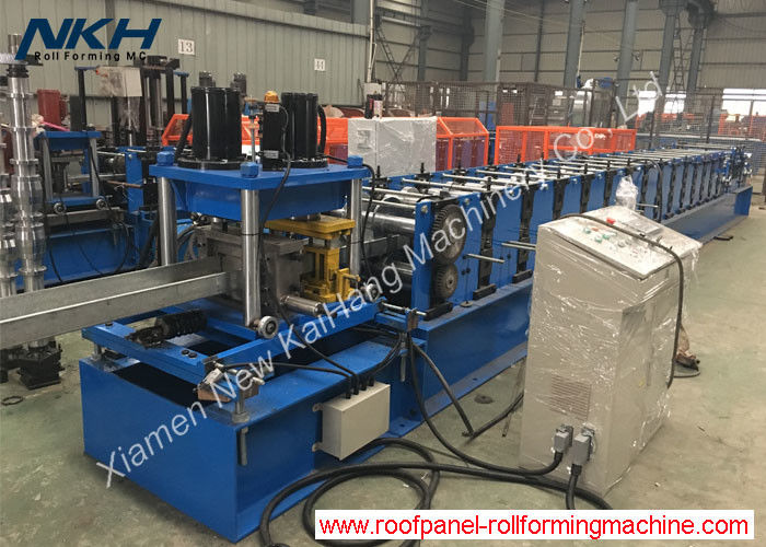 GI Sheets G350 Purlin Roll Forming Machine Driven Motor