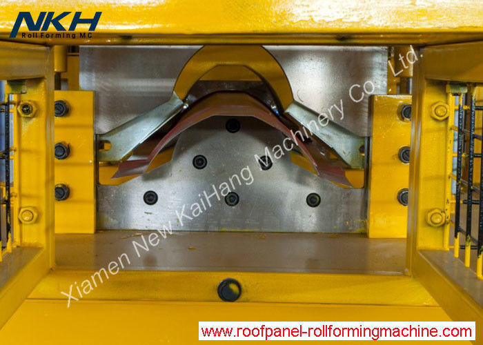 Galvanized Metal Roof Ridge Cap Roll Forming Machine PLC Control Corner Flashing Machine