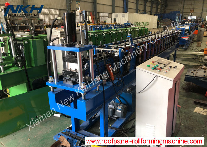 0.4mm-0.6mm Glazed Roof Tile Roll Forming Machine PLC Control System