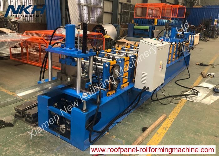 PLC Control Purlin Sheet Roll Forming Machine With Cr12Mov Blade