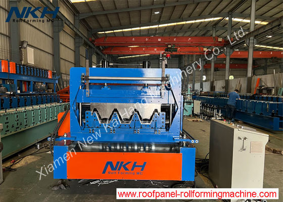 Floor deck roll forming machine, metal deck, steel deck, roofing panel, floor support, high rib