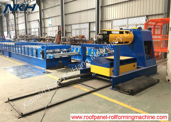 10 Tons Hydraulic Decoiler 1250mm Coil Width Tapered Wedge Design