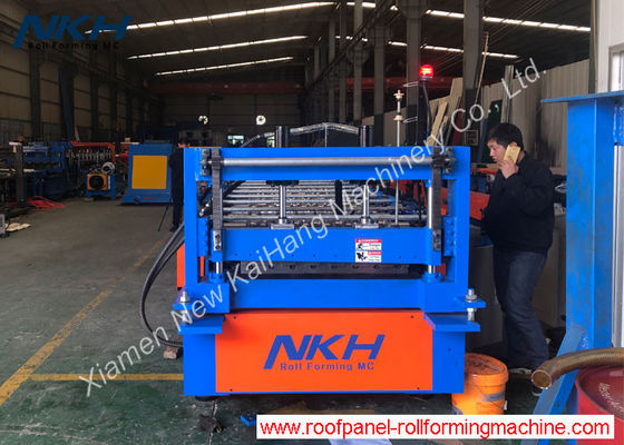 0.7mm Corrugated Roof Panel Roll Forming Machine 25m/min