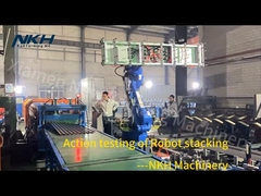 Roll forming machine with Robot stacking