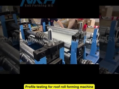 Profile Testing for Roofing Roll Forming Machine