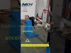 Automatic Changing C Purlin Roll Forming Machine with Stacker