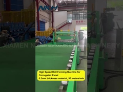 50mpm high speed corrugated roof roll forming machine using 0.2mm thickness material