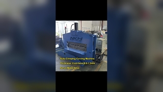 Ready for inspection! Auto Crimping Curving Machine for Roofing