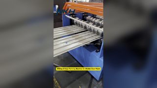 Slitting & Edge Forming Machine for Shutter Door Panel